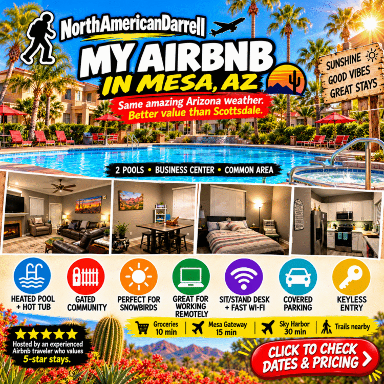 My Airbnb in Mesa, AZ! 🌄🌵🌞😎