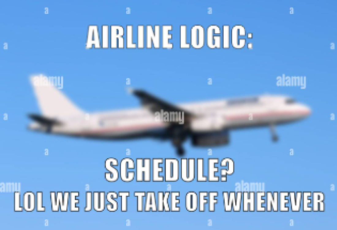 Delayed flight?  know the comp laws!