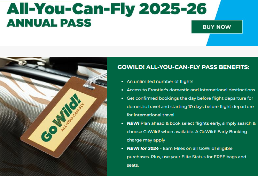 GoWild! The Frontier all you can fly pass!!