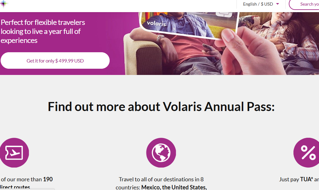 Volaris all you can fly (AYCF) pass!✈️