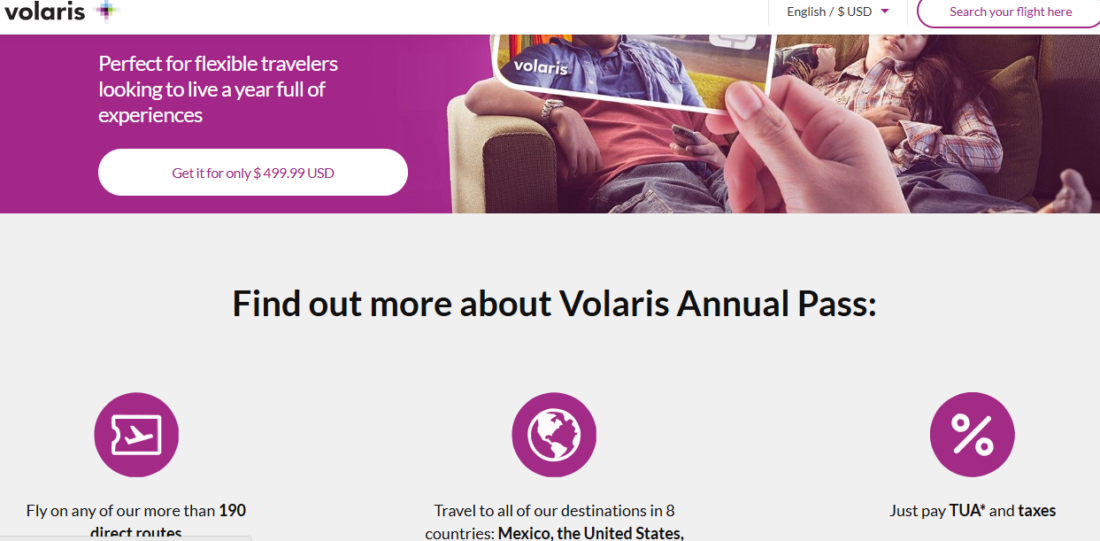 Volaris all you can fly (AYCF) pass!✈️