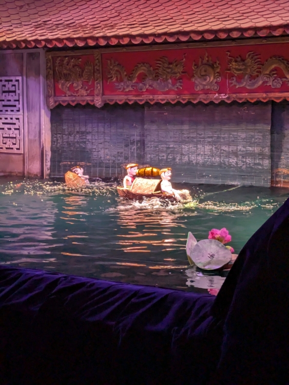 Hanoi, Vietnam - water puppet show!