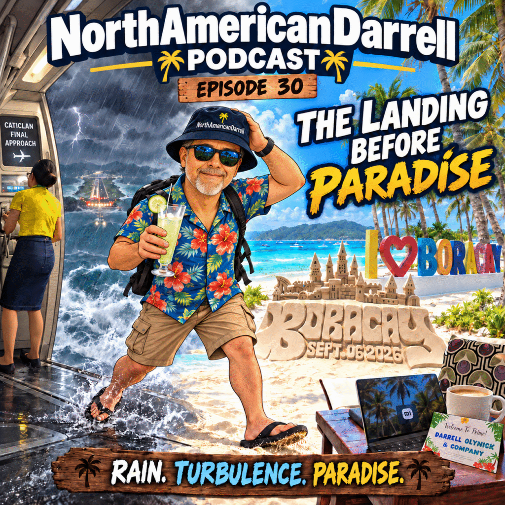 The scary landing before paradise!