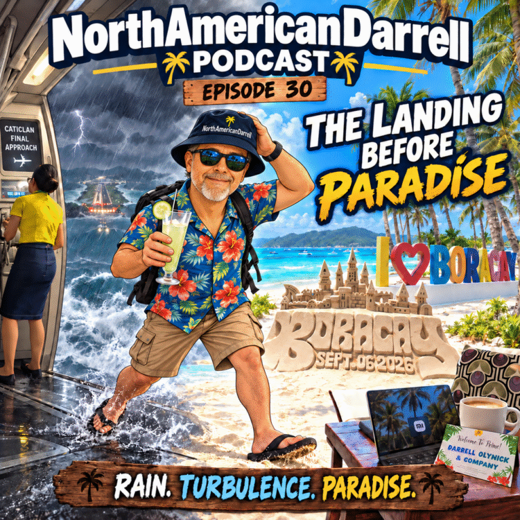 The scary landing before paradise!